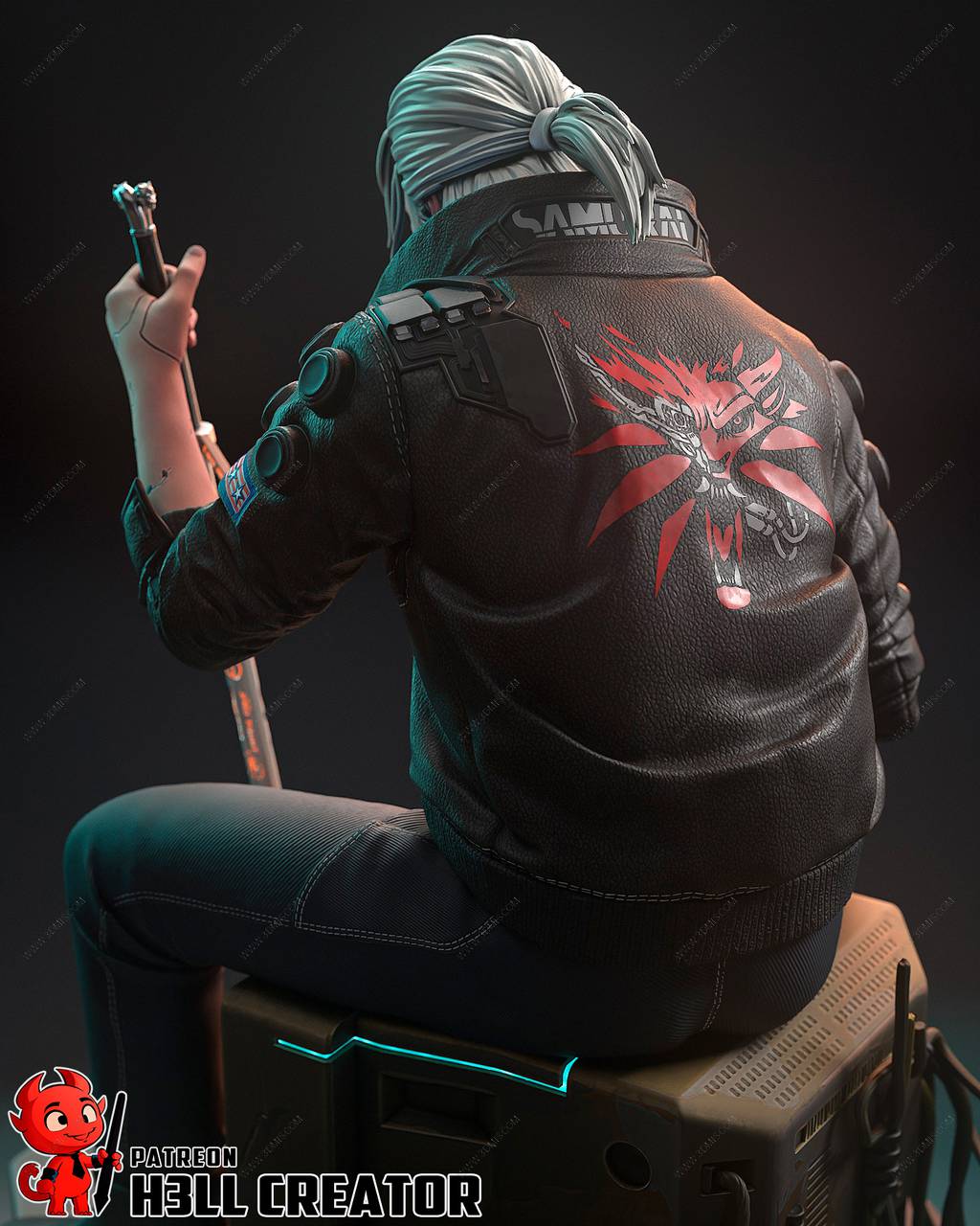 P站图纸印象馆 H3LL 猎魔人 白狼杰洛特 H3LL 猎魔人 白狼杰洛特