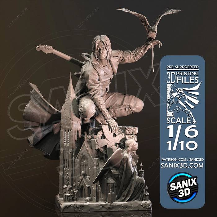 P站图纸印象馆 Sanix3d 乌鸦 Sanix3d 乌鸦