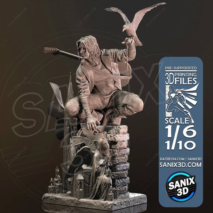 P站图纸印象馆 Sanix3d 乌鸦 Sanix3d 乌鸦