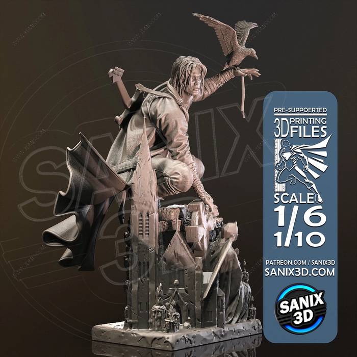 P站图纸印象馆 Sanix3d 乌鸦 Sanix3d 乌鸦