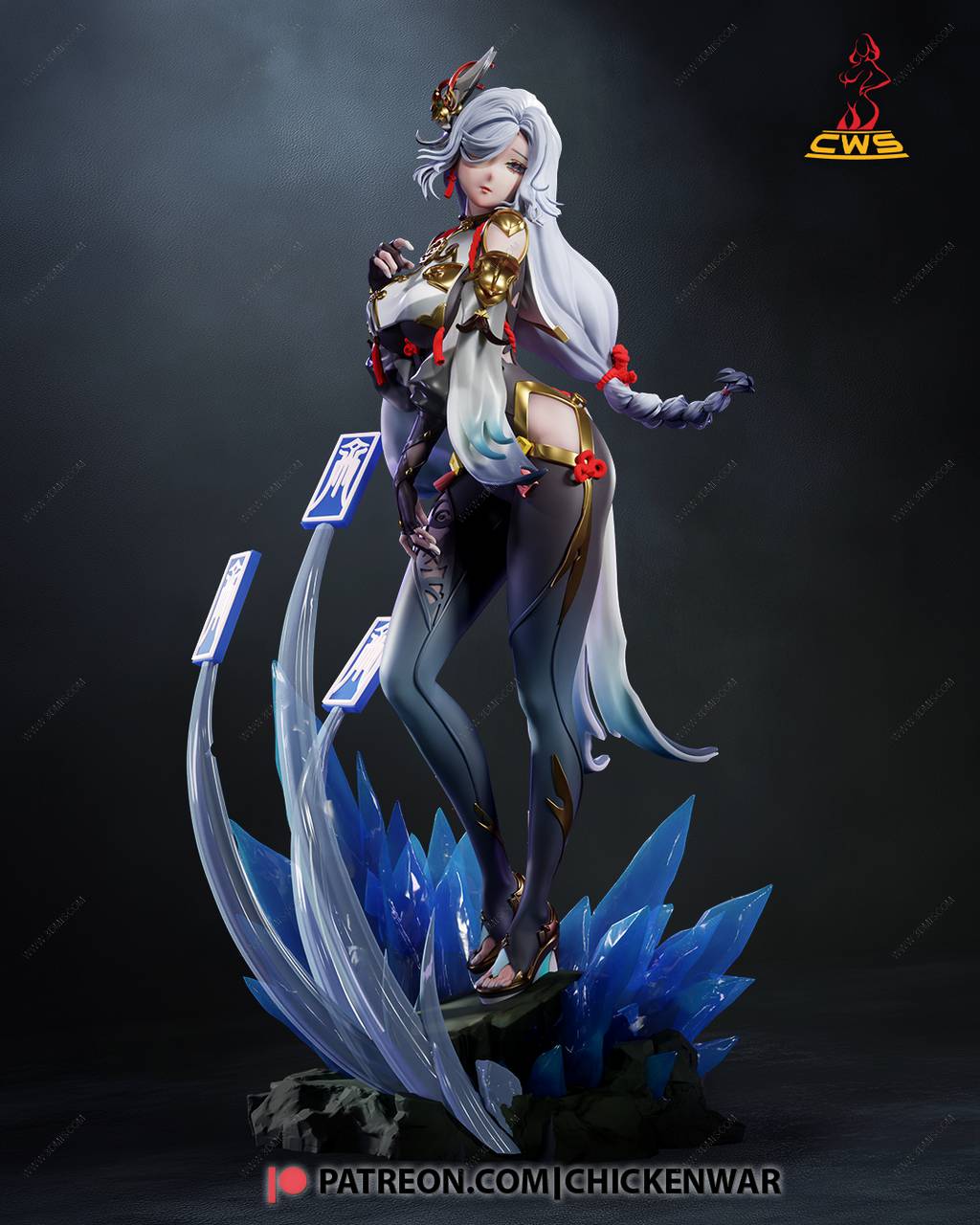 P站图纸印象馆 CW Studio 原神 申鹤 CW Studio 原神 申鹤