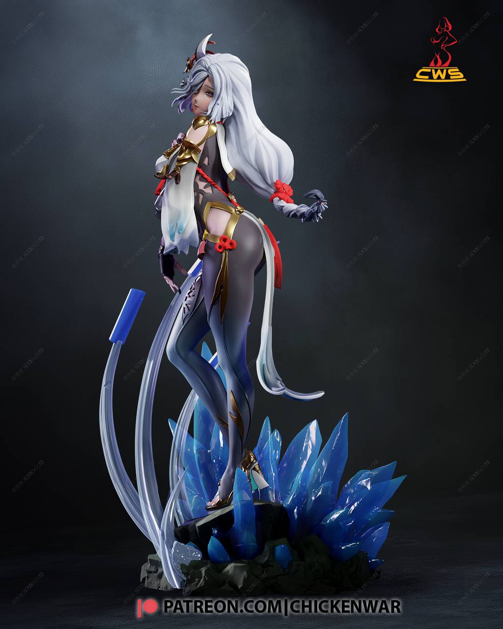 P站图纸印象馆 CW Studio 原神 申鹤 CW Studio 原神 申鹤