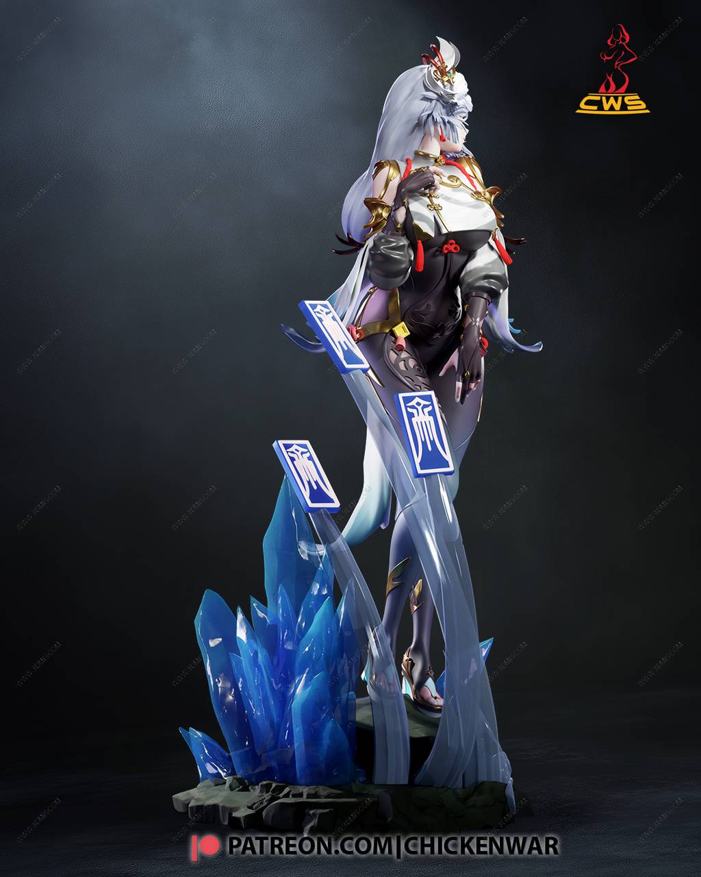 P站图纸印象馆 CW Studio 原神 申鹤 CW Studio 原神 申鹤