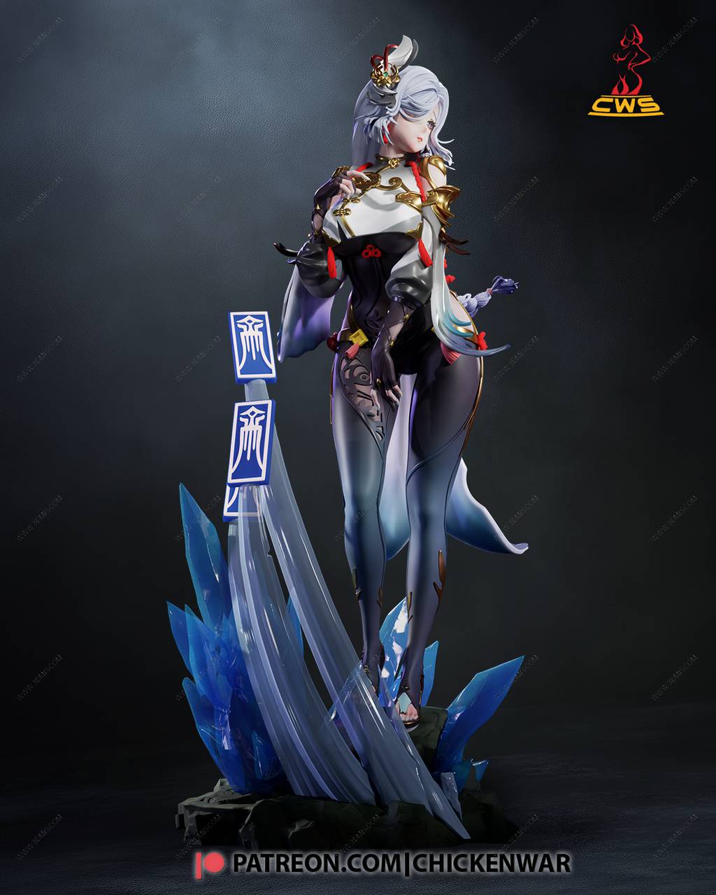 P站图纸印象馆 CW Studio 原神 申鹤 CW Studio 原神 申鹤