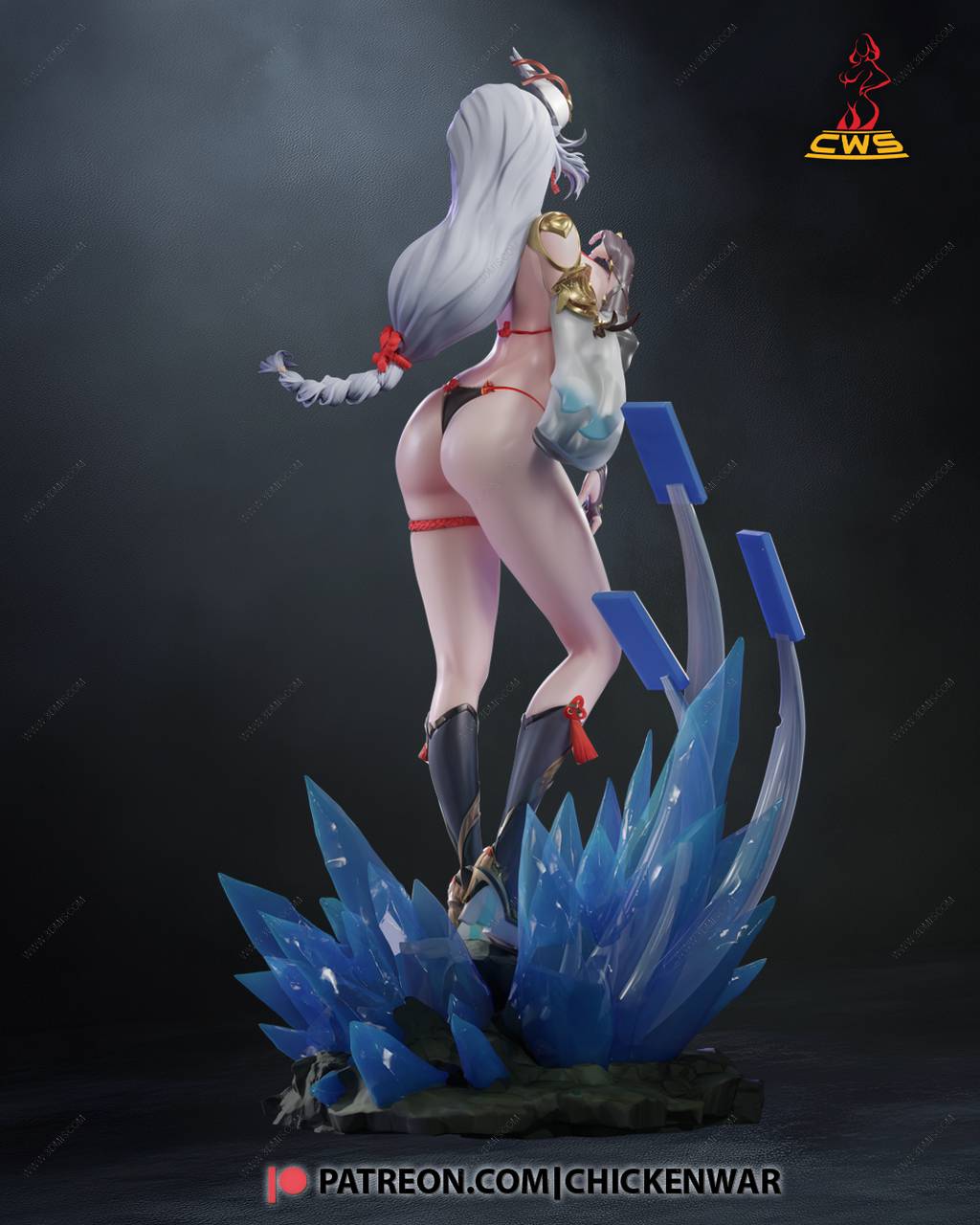 P站图纸印象馆 CW Studio 原神 申鹤 CW Studio 原神 申鹤