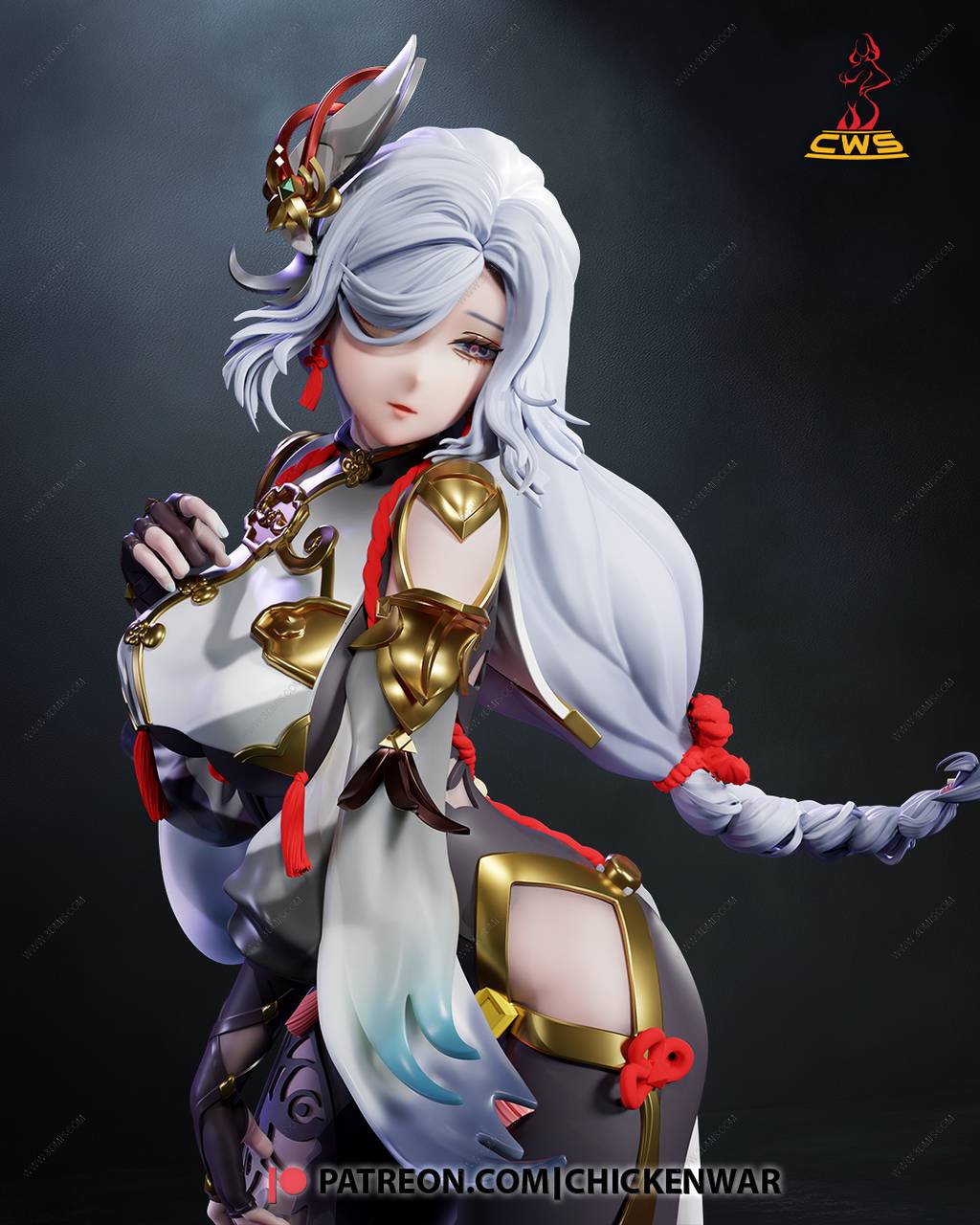 P站图纸印象馆 CW Studio 原神 申鹤 CW Studio 原神 申鹤