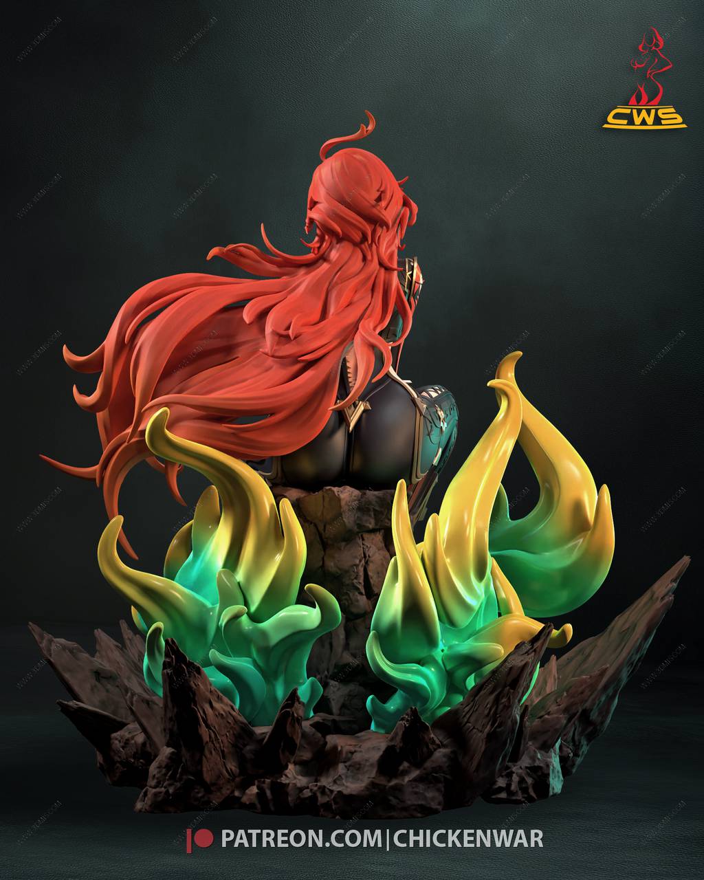 P站图纸印象馆 CW Studio 原神 玛薇卡 CW Studio 原神 玛薇卡