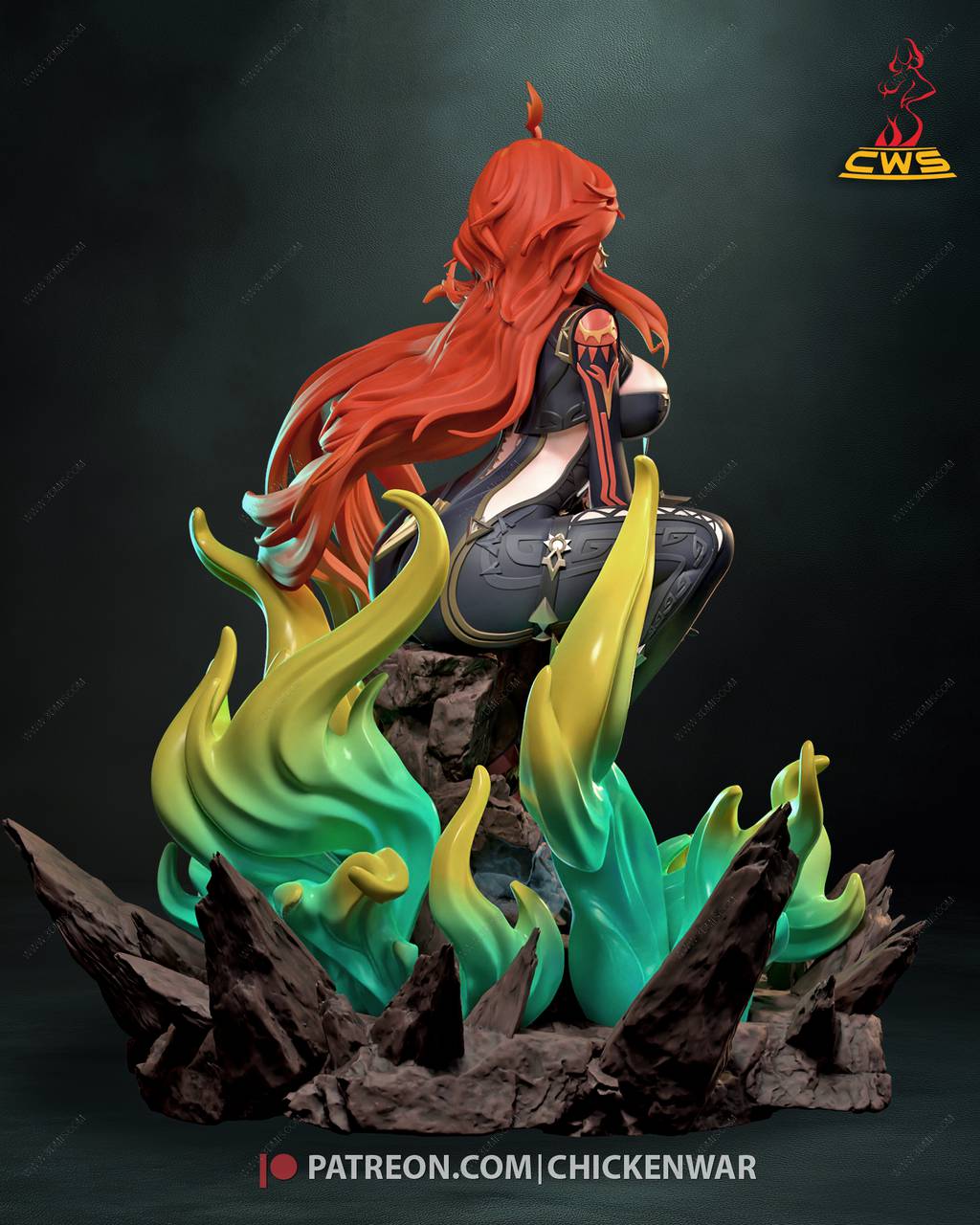 P站图纸印象馆 CW Studio 原神 玛薇卡 CW Studio 原神 玛薇卡