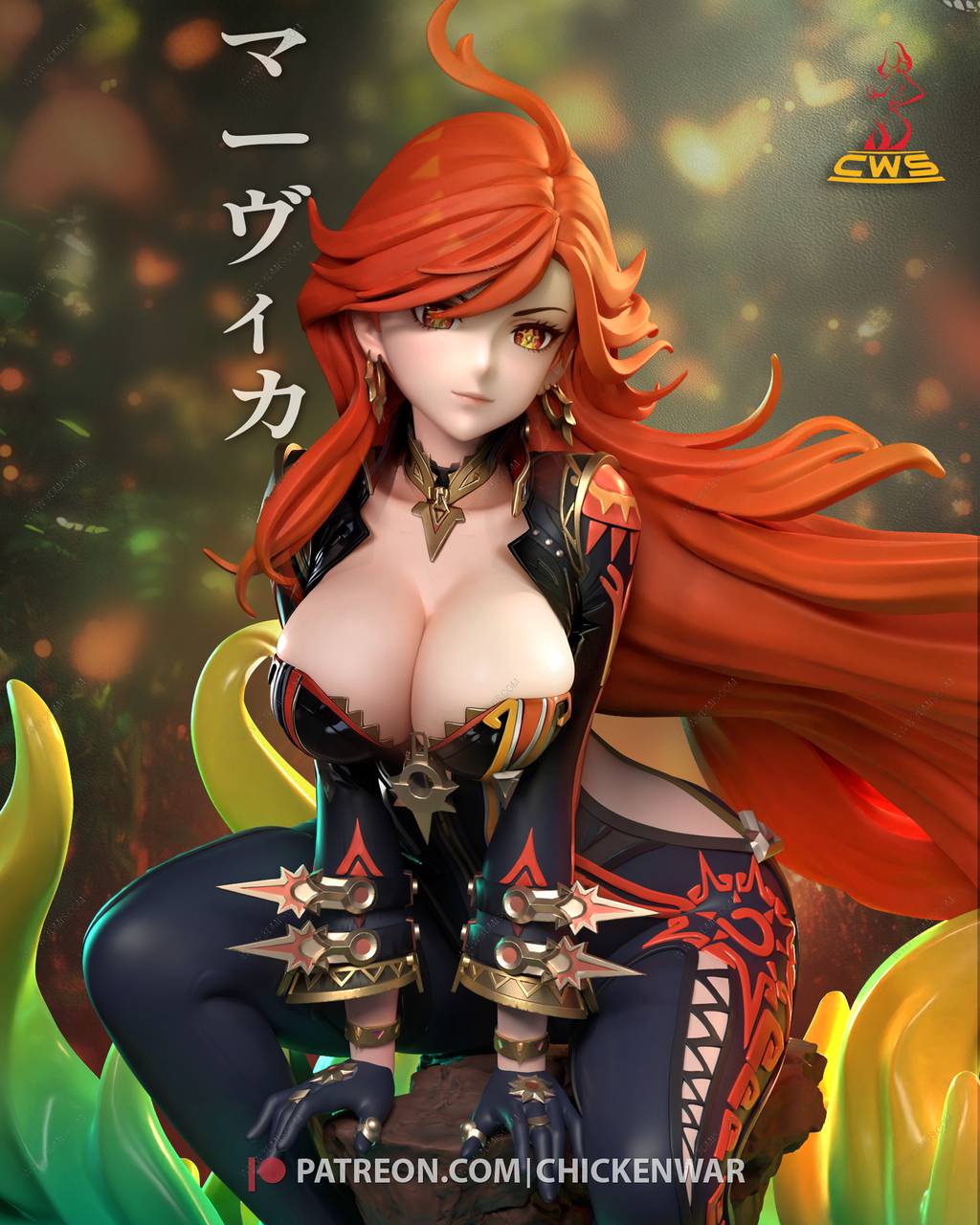 P站图纸印象馆 CW Studio 原神 玛薇卡 CW Studio 原神 玛薇卡