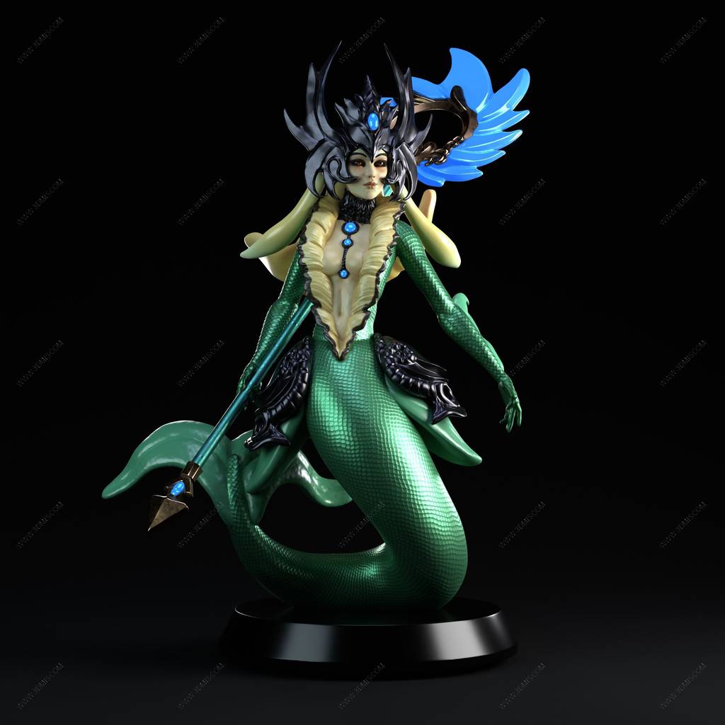 P站图纸印象馆 英雄联盟 娜美 英雄联盟 娜美