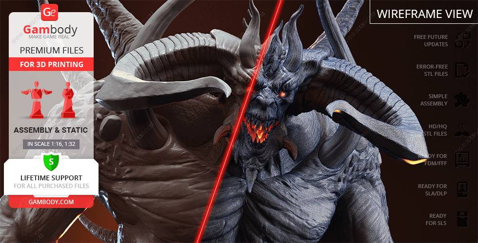 P站图纸印象馆 Gambody 暗黑破坏神 迪亚波罗 Gambody 暗黑破坏神 迪亚波罗