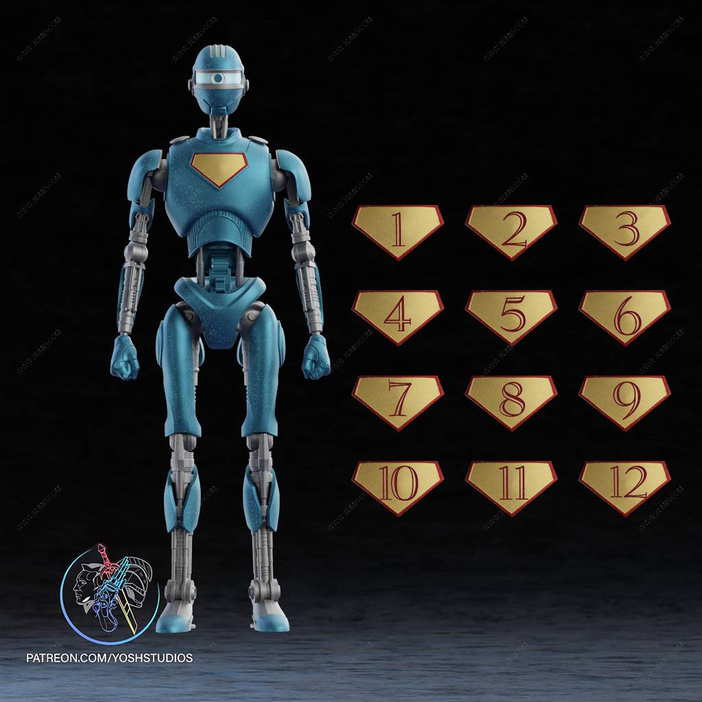 P站图纸印象馆 Yosh DC漫画 超人机器人 Yosh DC漫画 超人机器人