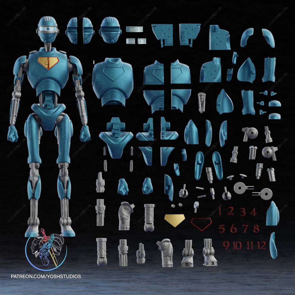 P站图纸印象馆 Yosh DC漫画 超人机器人 Yosh DC漫画 超人机器人