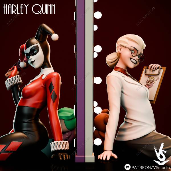 P站图纸印象馆 VS3D DC漫画 哈莉·奎茵 VS3D DC漫画 哈莉·奎茵