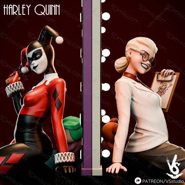 P站图纸印象馆 VS3D DC漫画 哈莉·奎茵 VS3D DC漫画 哈莉·奎茵