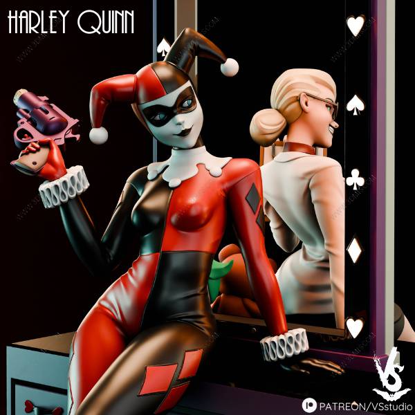 P站图纸印象馆 VS3D DC漫画 哈莉·奎茵 VS3D DC漫画 哈莉·奎茵