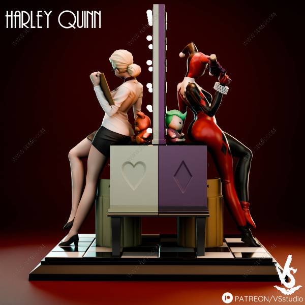 P站图纸印象馆 VS3D DC漫画 哈莉·奎茵 VS3D DC漫画 哈莉·奎茵