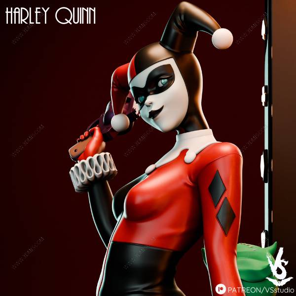 P站图纸印象馆 VS3D DC漫画 哈莉·奎茵 VS3D DC漫画 哈莉·奎茵