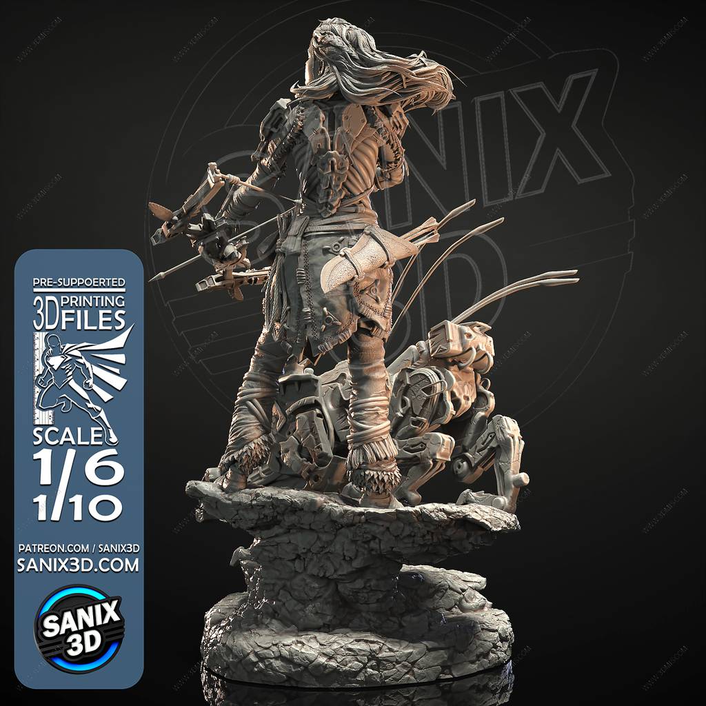 P站图纸印象馆 Sanix3d 地平线 埃洛伊 Sanix3d 地平线 埃洛伊