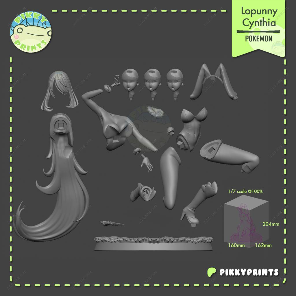 P站图纸印象馆 Pikitty 精灵宝可梦 长耳兔 Pikitty 精灵宝可梦 长耳兔