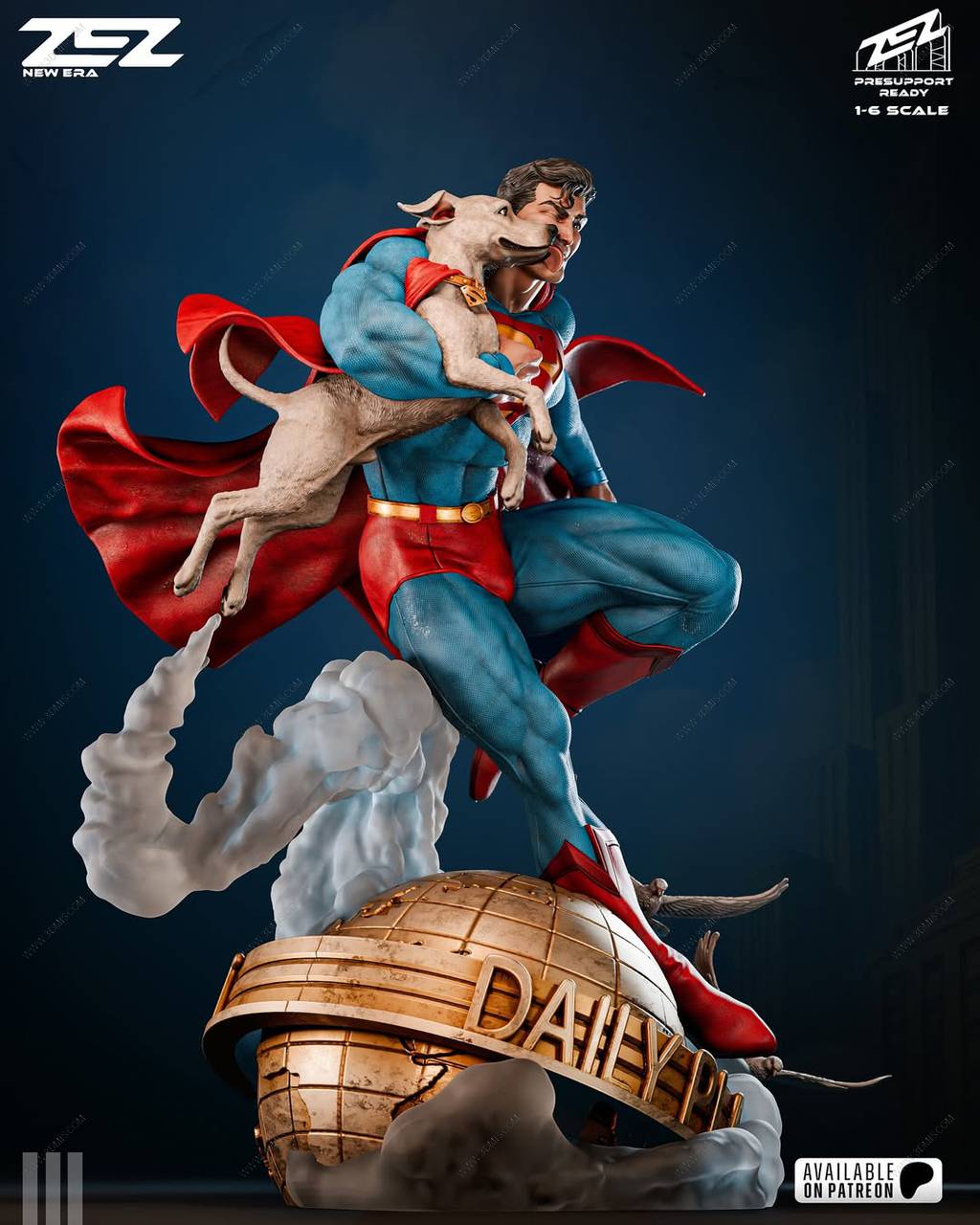 P站图纸印象馆 ZEZ STUDIOS DC漫画 超人和氪普托 ZEZ STUDIOS DC漫画 超人和氪普托