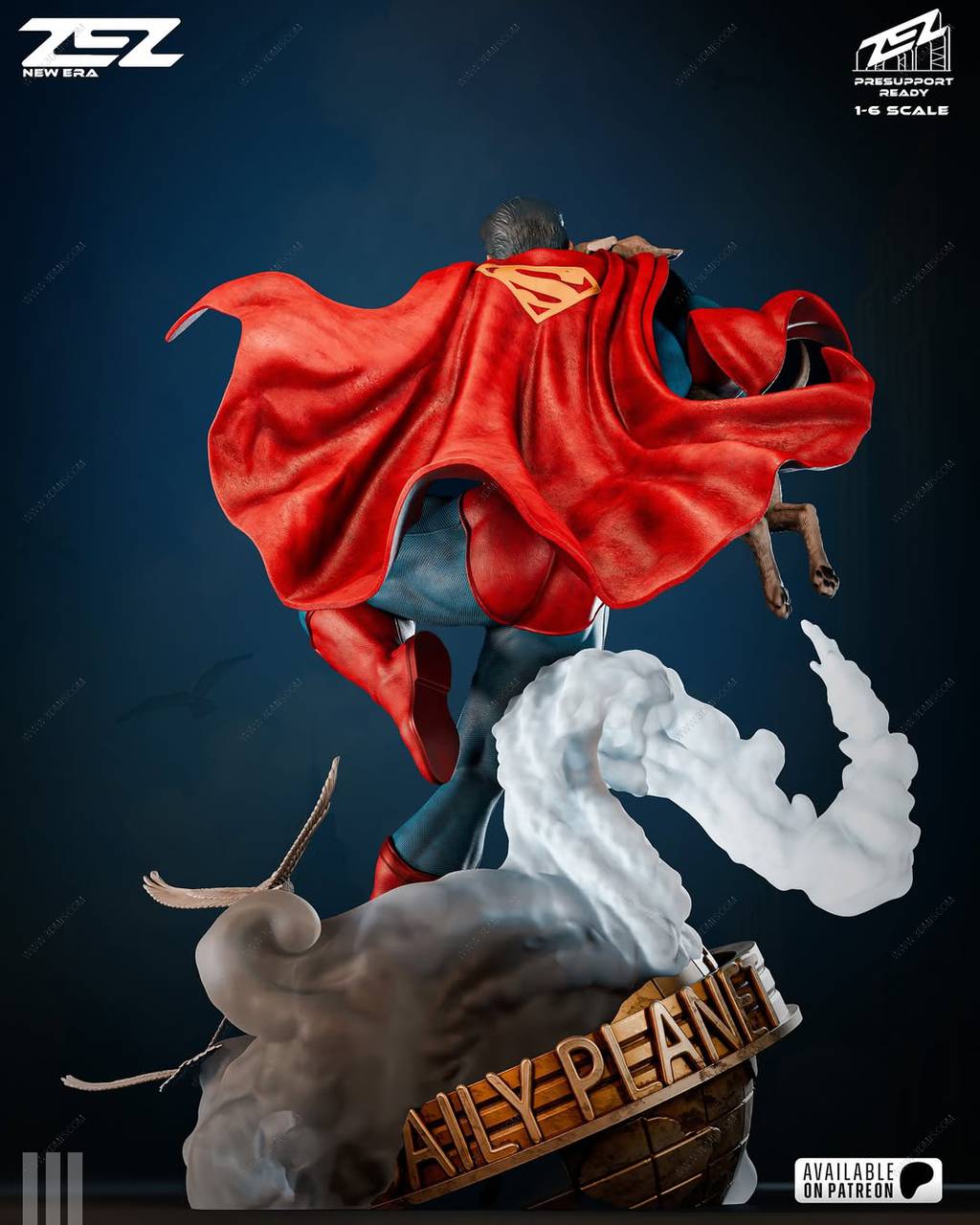 P站图纸印象馆 ZEZ STUDIOS DC漫画 超人和氪普托 ZEZ STUDIOS DC漫画 超人和氪普托