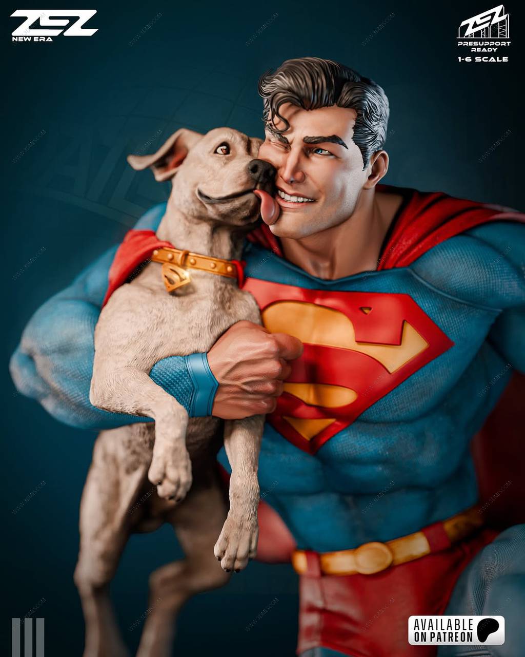 P站图纸印象馆 ZEZ STUDIOS DC漫画 超人和氪普托 ZEZ STUDIOS DC漫画 超人和氪普托