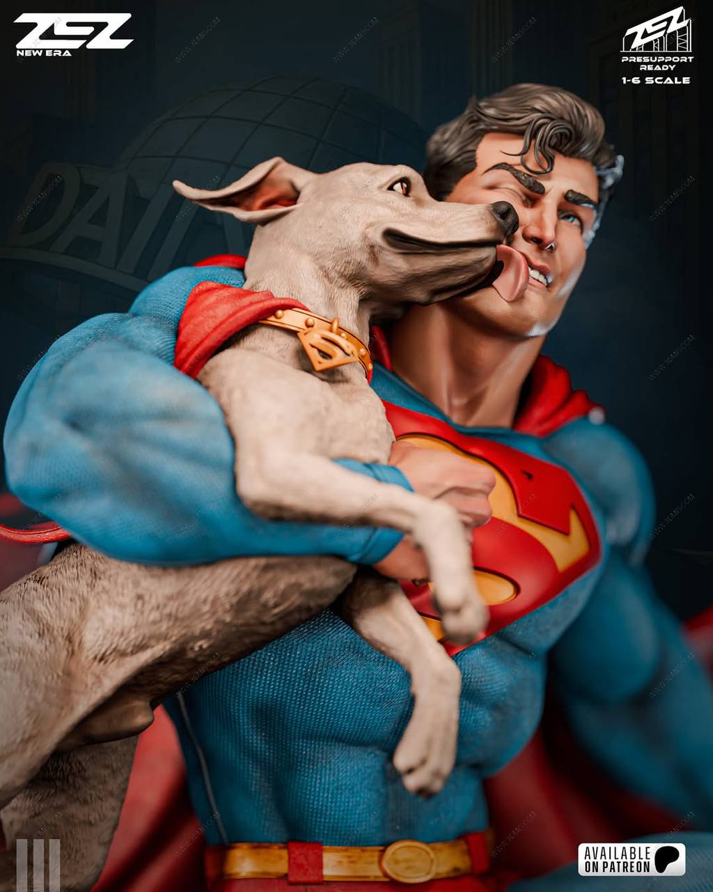 P站图纸印象馆 ZEZ STUDIOS DC漫画 超人和氪普托 ZEZ STUDIOS DC漫画 超人和氪普托