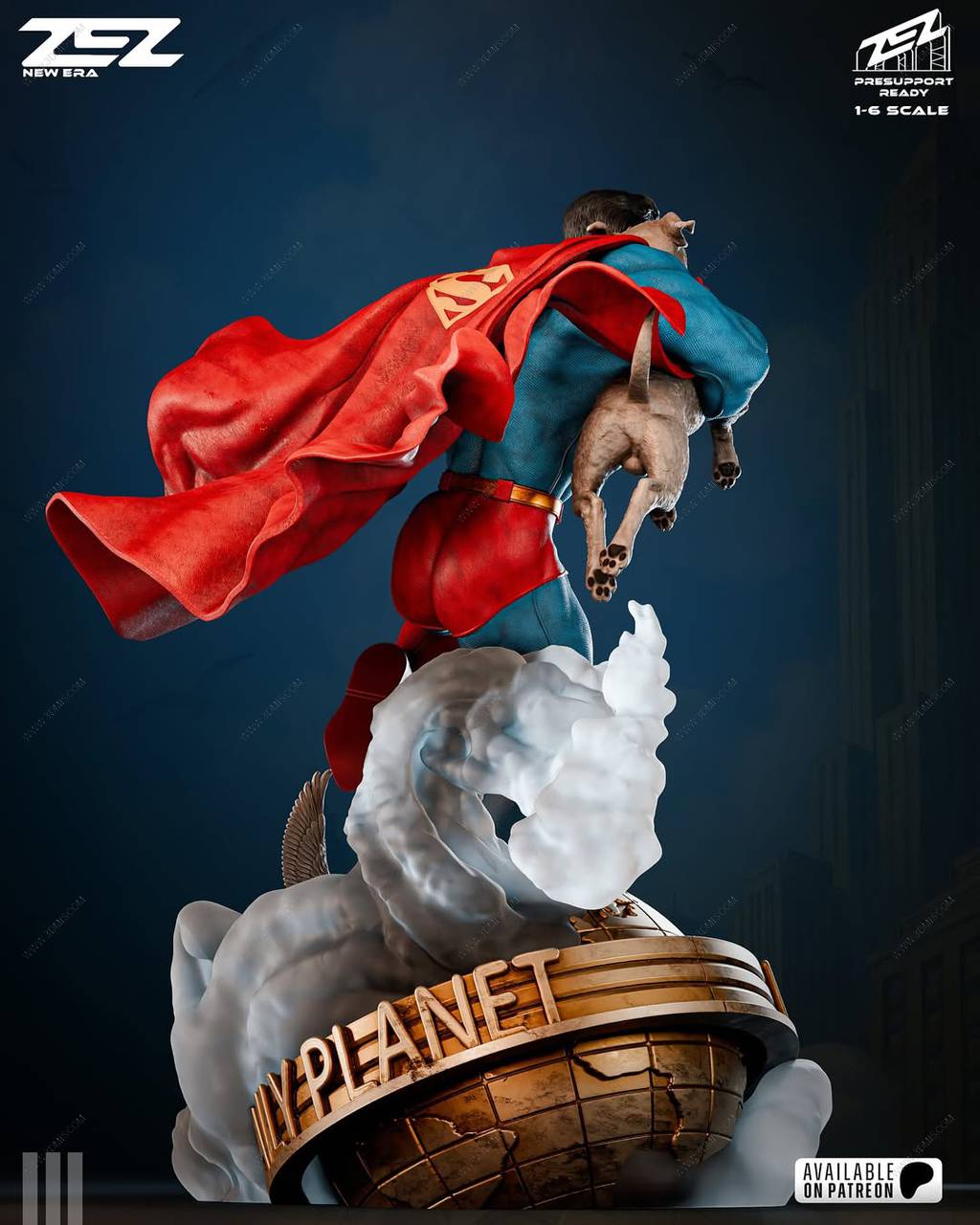 P站图纸印象馆 ZEZ STUDIOS DC漫画 超人和氪普托 ZEZ STUDIOS DC漫画 超人和氪普托