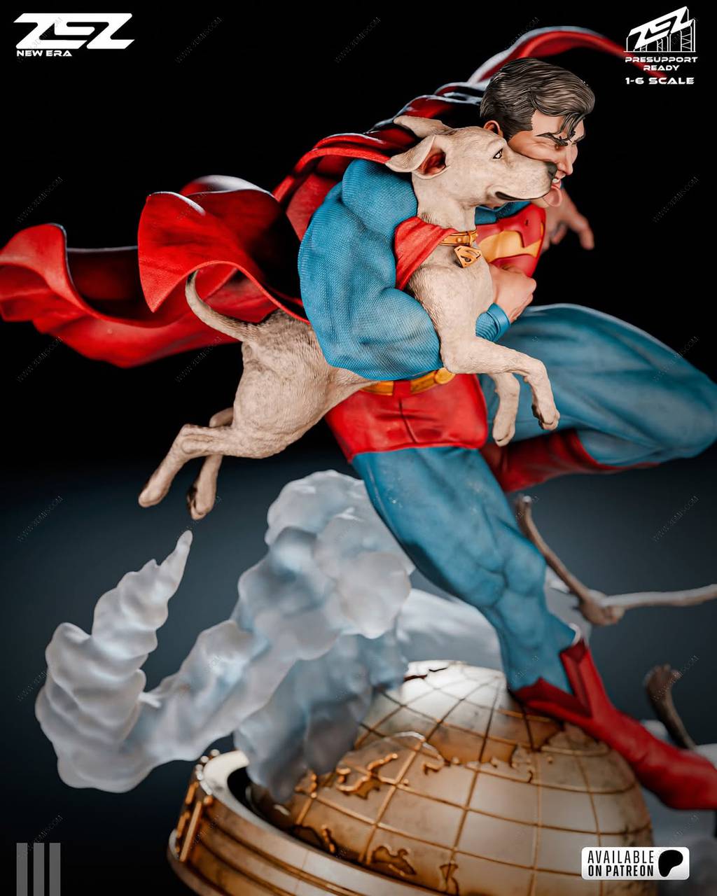 P站图纸印象馆 ZEZ STUDIOS DC漫画 超人和氪普托 ZEZ STUDIOS DC漫画 超人和氪普托