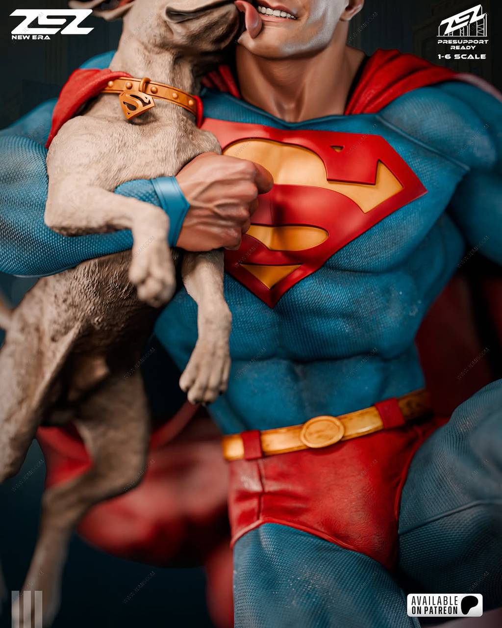 P站图纸印象馆 ZEZ STUDIOS DC漫画 超人和氪普托 ZEZ STUDIOS DC漫画 超人和氪普托