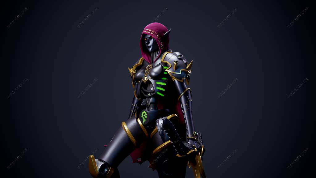 P站图纸印象馆 魔兽世界 希尔瓦纳斯 魔兽世界 希尔瓦纳斯