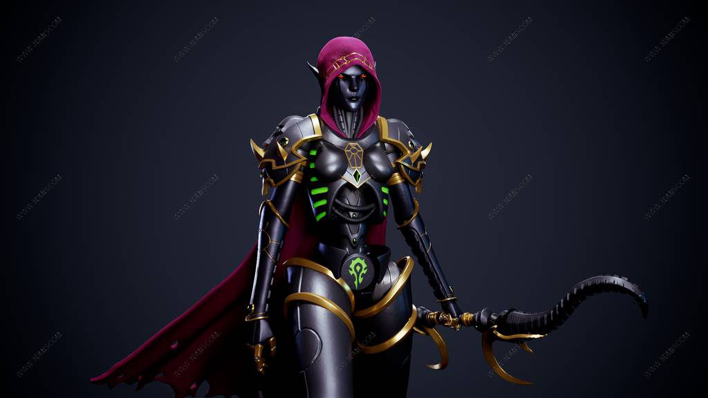 P站图纸印象馆 魔兽世界 希尔瓦纳斯 魔兽世界 希尔瓦纳斯