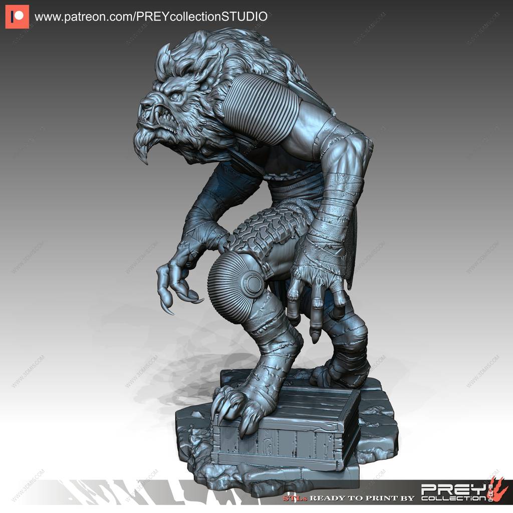 P站图纸印象馆 PCS 忍者神龟 变异狼 PCS 忍者神龟 变异狼