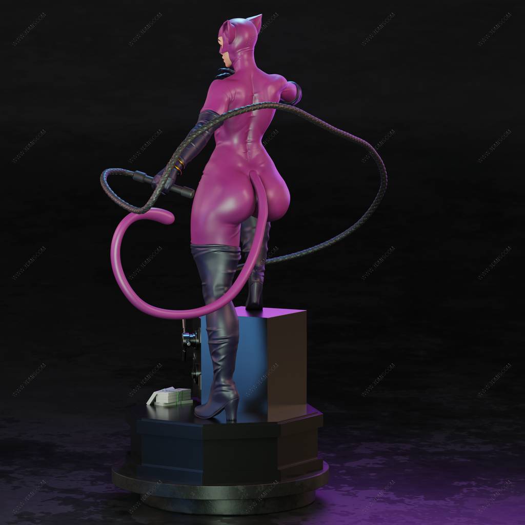 P站图纸印象馆 BrunoArt3D DC漫画 猫女 BrunoArt3D DC漫画 猫女