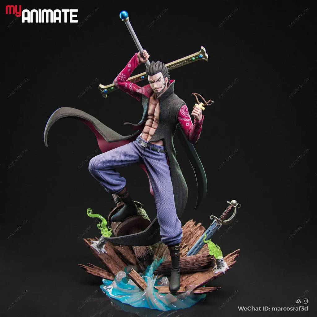 P站图纸印象馆 MyAnimate 海贼王 乔拉可尔·米霍克 MyAnimate 海贼王 乔拉可尔·米霍克