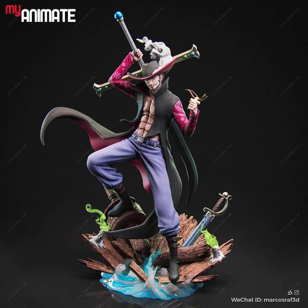 P站图纸印象馆 MyAnimate 海贼王 乔拉可尔·米霍克 MyAnimate 海贼王 乔拉可尔·米霍克