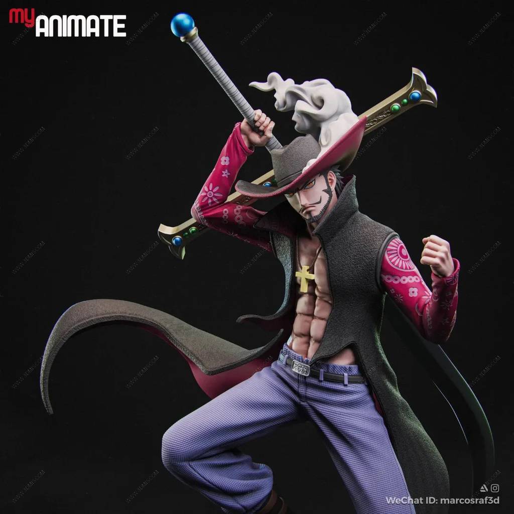 P站图纸印象馆 MyAnimate 海贼王 乔拉可尔·米霍克 MyAnimate 海贼王 乔拉可尔·米霍克