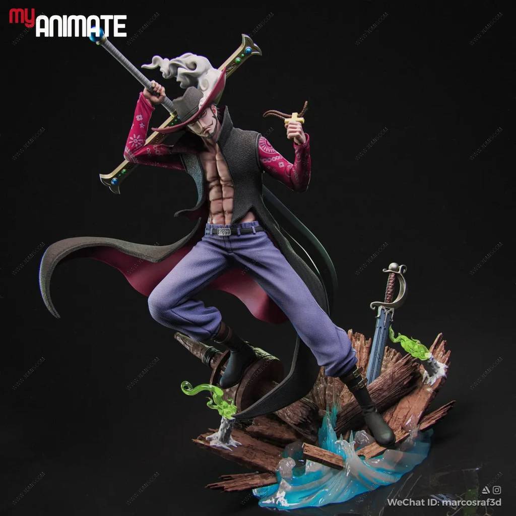 P站图纸印象馆 MyAnimate 海贼王 乔拉可尔·米霍克 MyAnimate 海贼王 乔拉可尔·米霍克