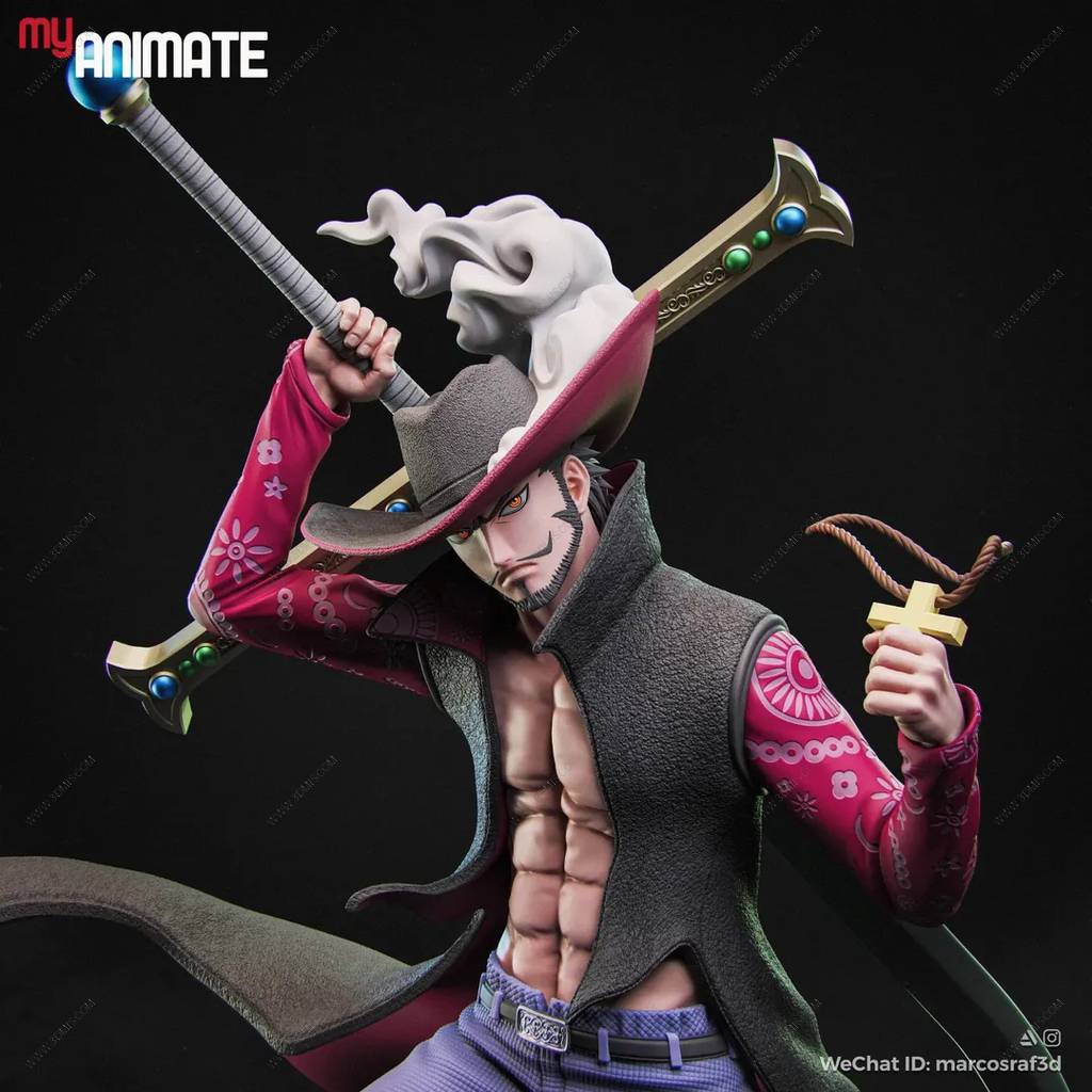 P站图纸印象馆 MyAnimate 海贼王 乔拉可尔·米霍克 MyAnimate 海贼王 乔拉可尔·米霍克