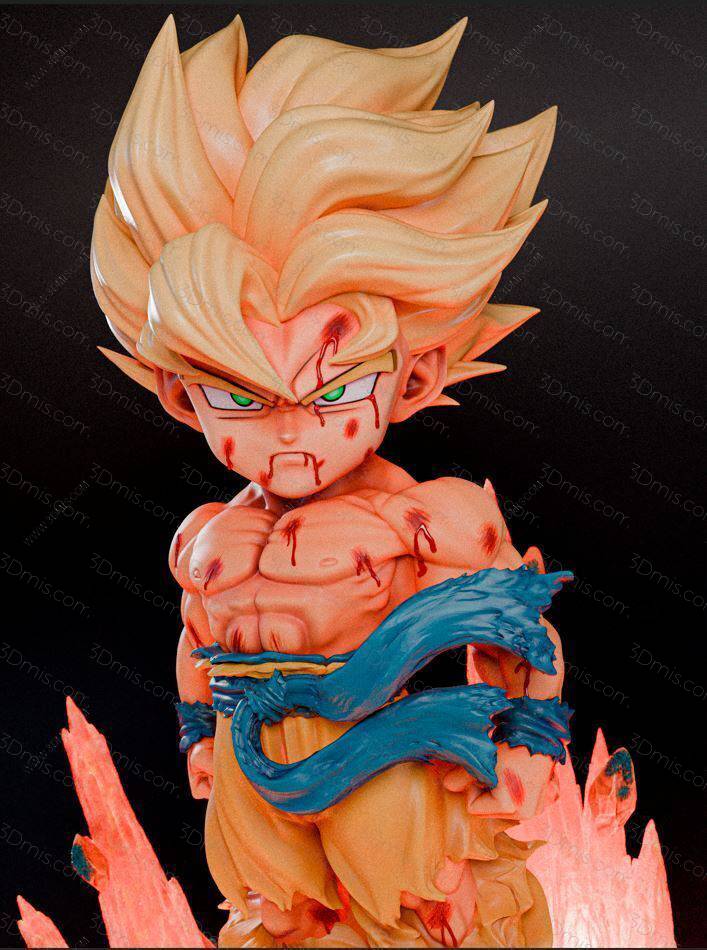 Chibi Station 龙珠 超级塞亚人 悟空