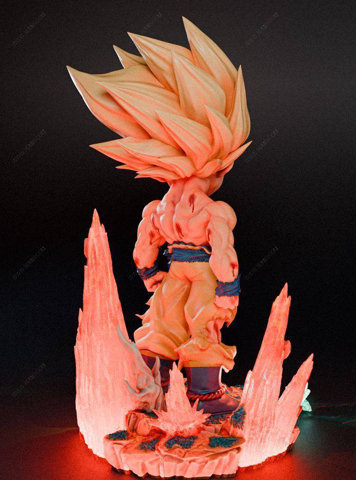 P站图纸印象馆 Chibi Station 龙珠 超级塞亚人 悟空 Chibi Station 龙珠 超级塞亚人 悟空