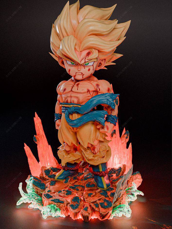 P站图纸印象馆 Chibi Station 龙珠 超级塞亚人 悟空 Chibi Station 龙珠 超级塞亚人 悟空