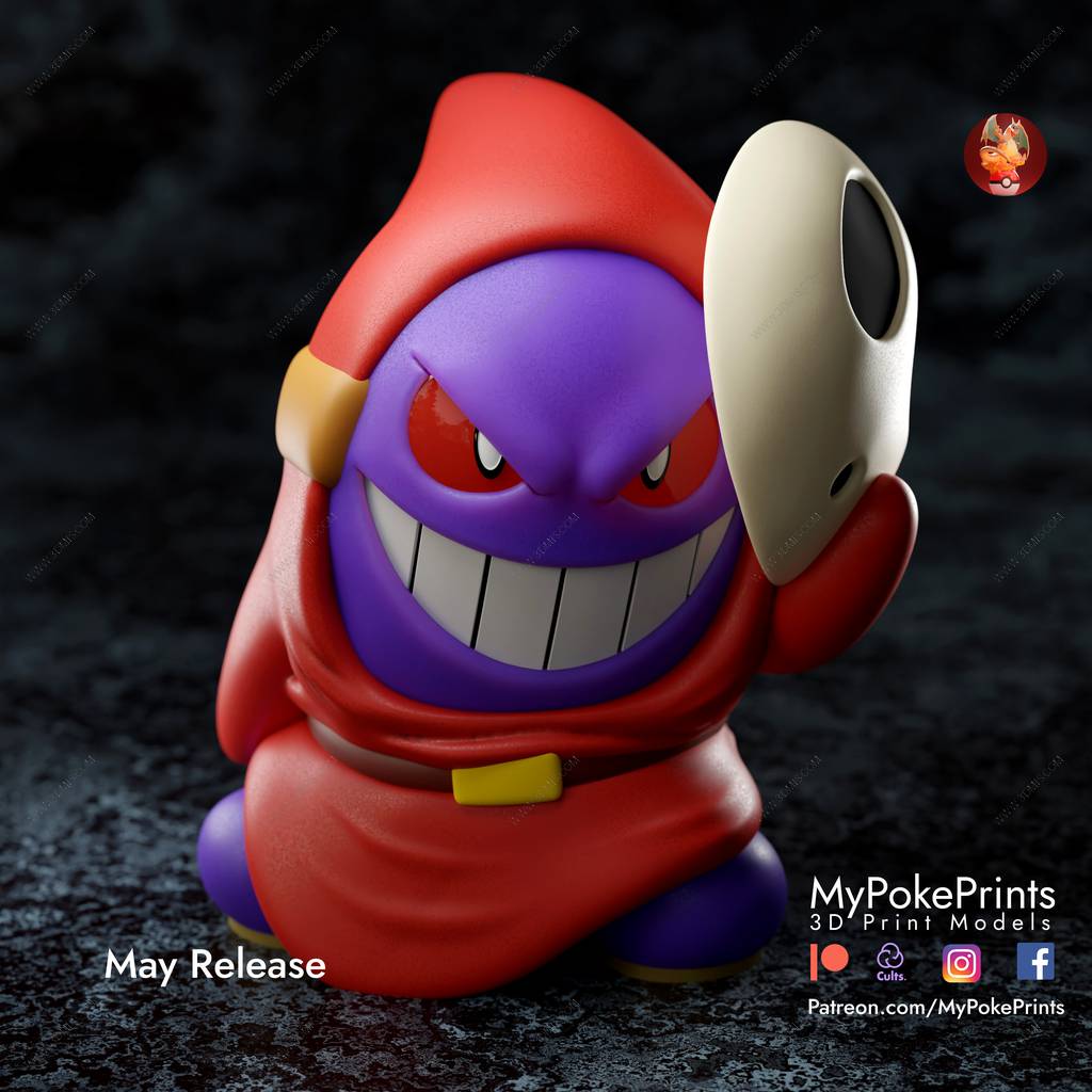 P站图纸印象馆 口袋妖怪 耿鬼 口袋妖怪 耿鬼