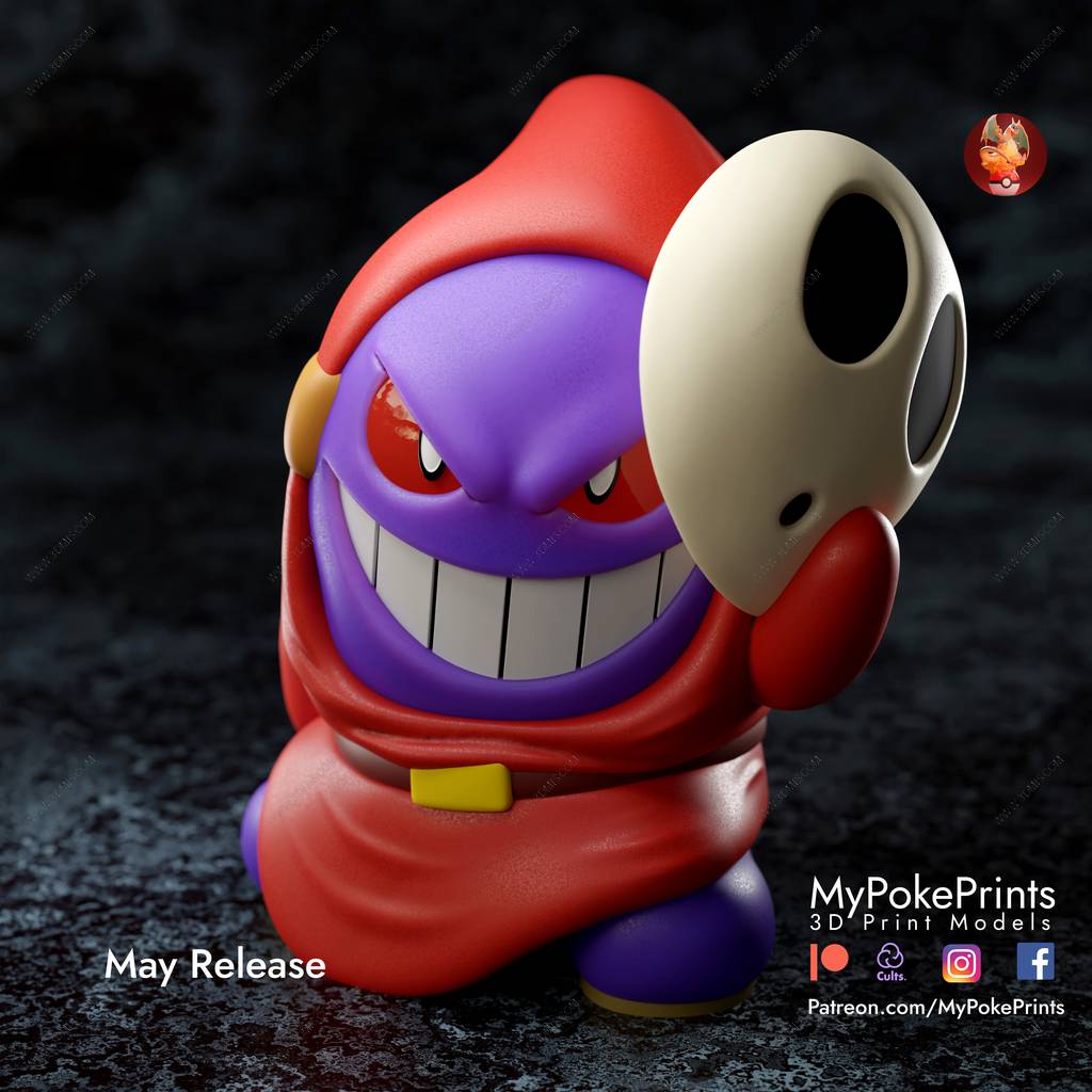 P站图纸印象馆 口袋妖怪 耿鬼 口袋妖怪 耿鬼