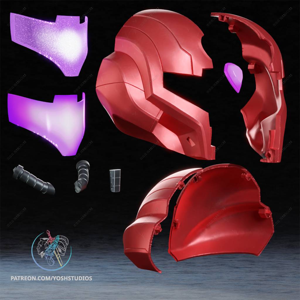 P站图纸印象馆 Yosh 银河战士 萨姆斯·阿兰的头盔 Yosh 银河战士 萨姆斯·阿兰的头盔