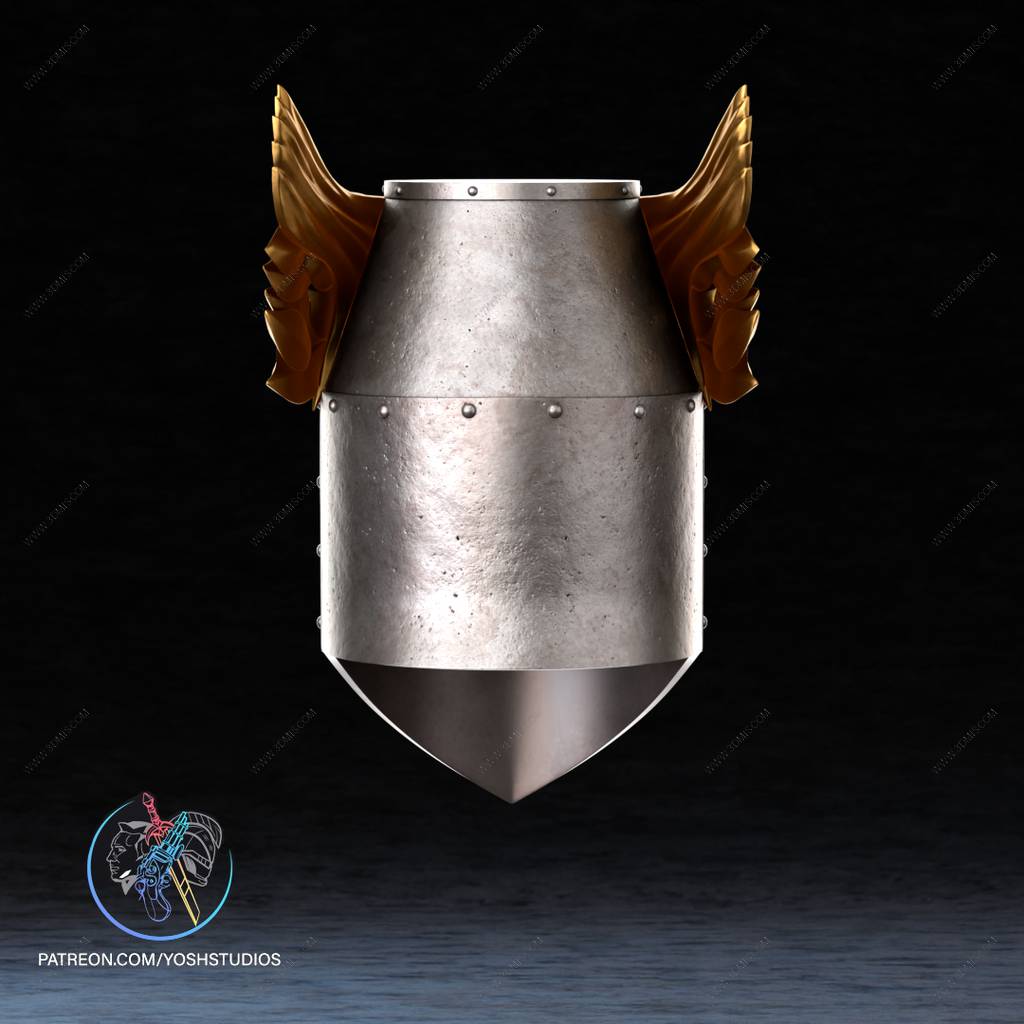 P站图纸印象馆 Yosh 上古卷轴 十字军头盔 Yosh 上古卷轴 十字军头盔