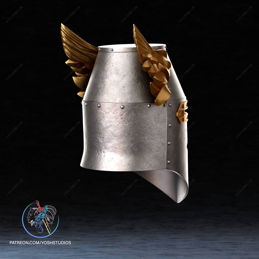 P站图纸印象馆 Yosh 上古卷轴 十字军头盔 Yosh 上古卷轴 十字军头盔