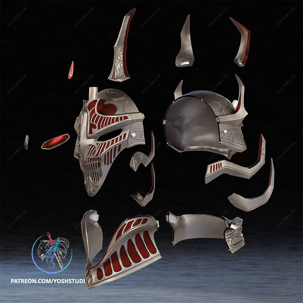 P站图纸印象馆 Yosh 上古卷轴 迪德拉头盔 Yosh 上古卷轴 迪德拉头盔