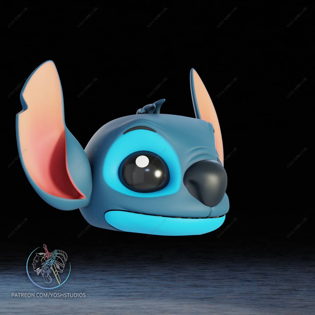 P站图纸印象馆 Yosh 星际宝贝 史迪奇的面具 Yosh 星际宝贝 史迪奇的面具